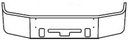 16" COLUMBIA CHROME BUMPER W/ STEP HOLE AND TOW PIN HOLES 2004-2007
(ALSO FITS CENTURY-CLASS 2005-2007)