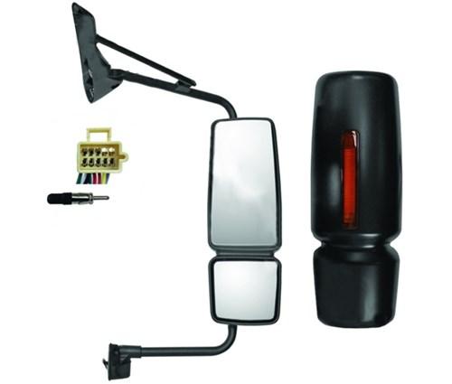 [INT2182] INTERNATIONAL DURASTAR HEATED DOOR MIRROR ASSEMBLY NEW STYLE (BLACK) - RIGHT SIDE