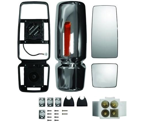 [INT2192] INTERNATIONAL DURASTAR HEATED MIRROR HEAD NEW STYLE (ELECTRIC) - RIGHT SIDE (CHROME)