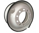 24.5" X 8.25" STEEL WHEEL STUD-PILOT (10 HOLE/285.75MM - 2 HAND HOLE)