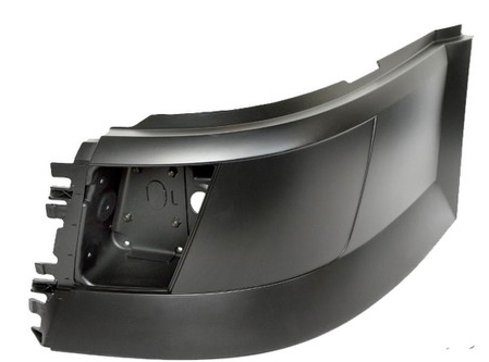 [VOL3521-F] Volvo VNL BUMPER END IN PLASTIC 2004-2014 - LH (WITH FOG)