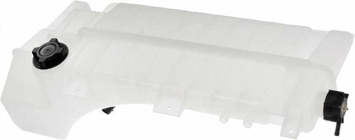 [VOL3563] VOLVO VNL SURGE TANK W/ FILLER CAP, PRESSURE CAP, AND COOLANT SENSOR (FITS 2004-2017)