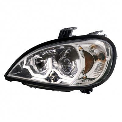 [FRE2445] COLUMBIA LED HEADLIGHT 2001-2011 (U-BAR) (CHROME HOUSING) - LEFT SIDE