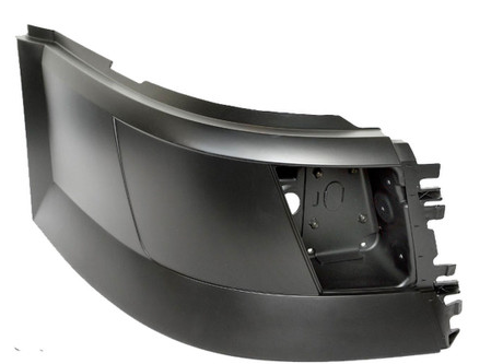 [VOL3522-F] VOLVO VNL BUMPER END IN PLASTIC 2004-2014 - RH (WITH FOG)