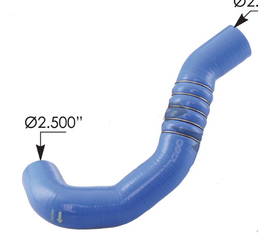 [KEN2804] KENWORTH T680 2022 & UP UPPER COOLANT RADIATOR HOSE