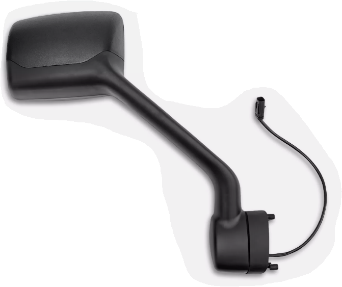 KENWORTH T680 2022 & UP NEW GEN HOOD MIRROR (BLACK)(HEATED