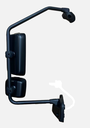INTERNATIONAL MV 2018 & UP NEW STYLE DOOR MIRROR - RIGHT SIDE (BLACK)